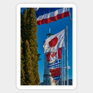 Flag parade Sticker